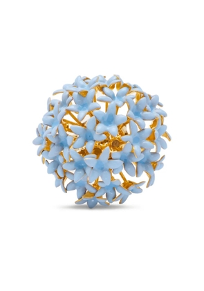 Oscar de la Renta flower-pompom ring - Gold