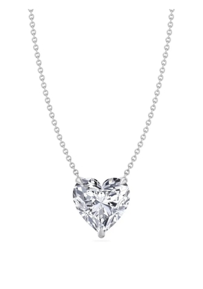 Tilla 14kt white gold Heart diamond necklace