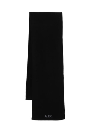 A.P.C. William scarf - Black