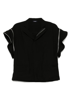 Limi Feu twisted gabardine blazer - Black