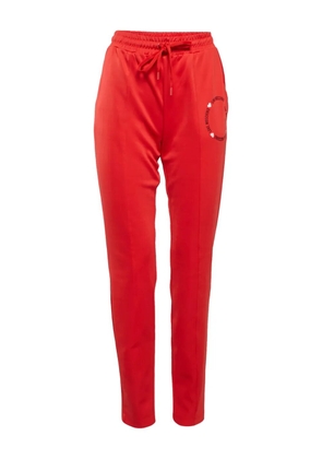 Love Moschino 2000s logo-print jersey trousers - Red