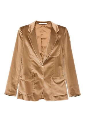 Tagliatore velvet patch-pocket blazer - Neutrals