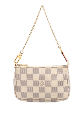Louis Vuitton Pre-Owned 2020 Damier Azur Mini Pochette Accessoires handbag - White
