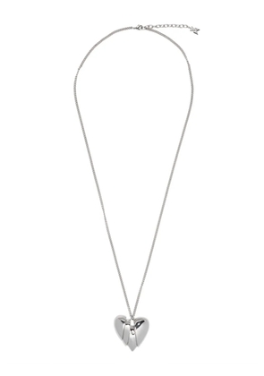 Amina Muaddi heartbreaker necklace - Silver