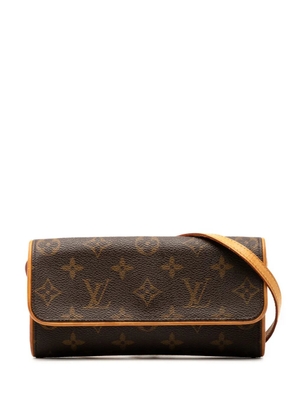 Louis Vuitton Pre-Owned 2000 Monogram Pochette Twin PM crossbody bag - Brown