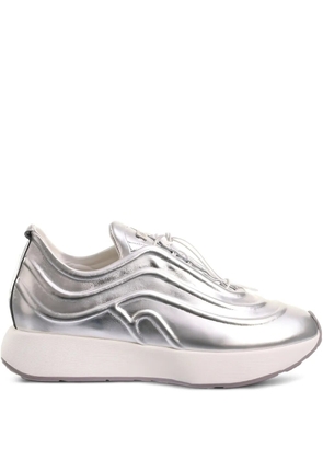 Hogl Fin metallic wave sneakers - Silver