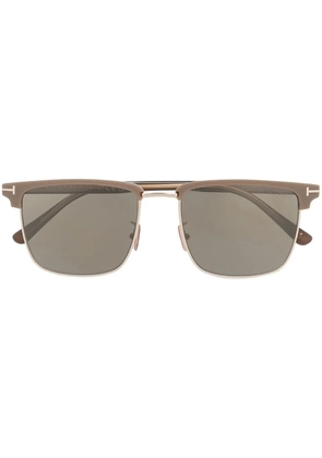 TOM FORD Eyewear tinted straight-arm sunglasses - Brown