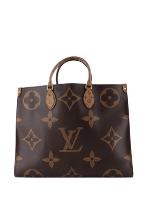 Louis Vuitton Pre-Owned OnTheGo Reverse Monogram Giant GM tote bag - Brown