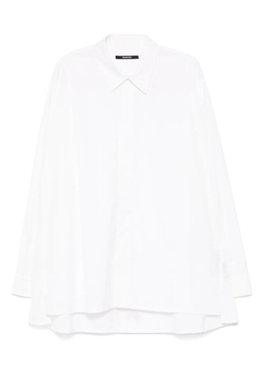SONGZIO cocoon volume shirt - White