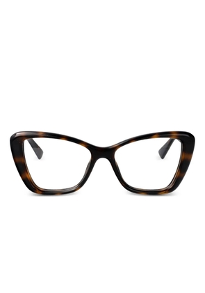 Gucci Eyewear cat-eye frame glasses - Brown
