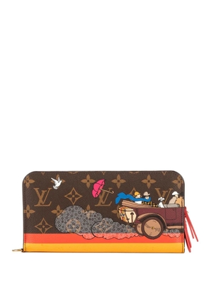 Louis Vuitton Pre-Owned monogram-pattern zip-around wallet - Brown