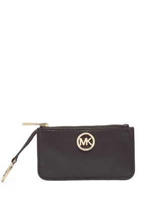 Michael Kors Vintage logo-plaque wallet - Brown