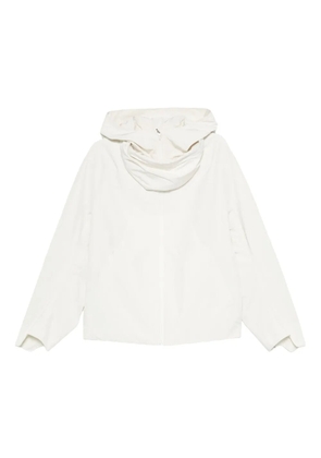 YCH hooded zip-front jacket - White