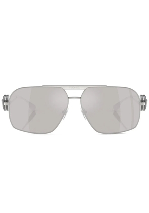 Versace Eyewear Medusa pilot-frame sunglasses - Silver