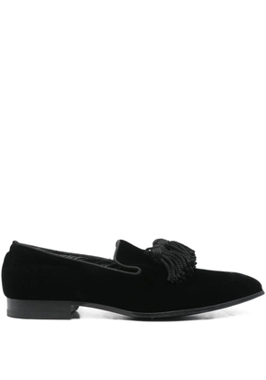 Jimmy Choo Pre-Owned Foxley tasseled loafers - Black