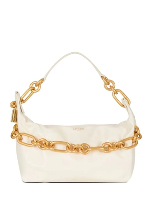 Balmain medium Sync leather shoulder bag - White