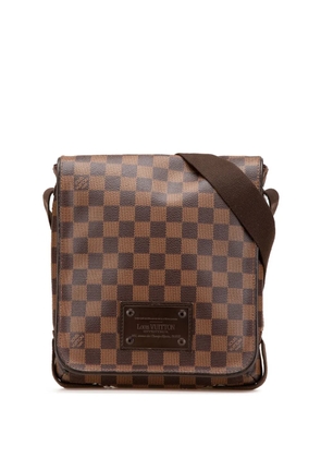 Louis Vuitton Pre-Owned 2010 Damier Ebene Brooklyn PM crossbody bag - Brown
