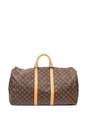 Louis Vuitton Pre-Owned Keepall monogram top-handle bag - Brown