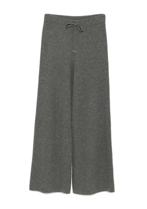 N.Peal honeycomb knit trousers - Grey