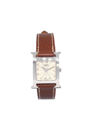 Hermès Pre-Owned 2003 Couchevel H 21mm - White