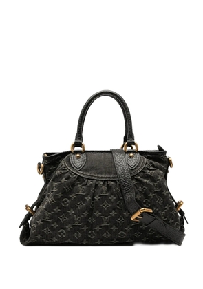 Louis Vuitton Pre-Owned 2008 Monogram Denim Neo Cabby MM satchel - Black