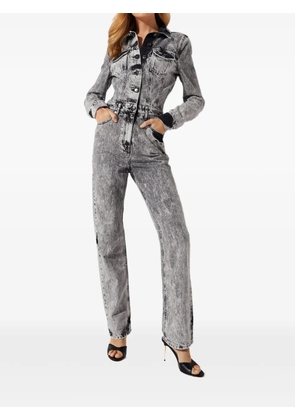 Retrofête Cora buttoned faded jumpsuit - Grey