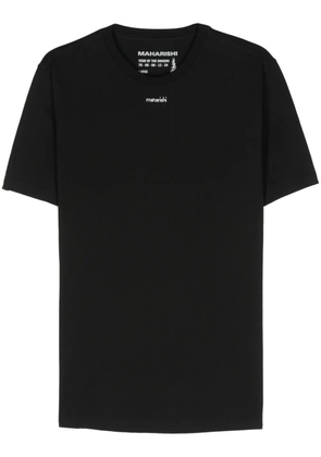 Maharishi logo-print cotton T-shirt - Black