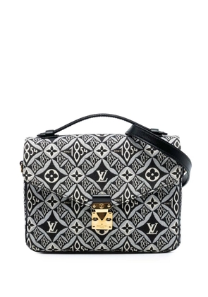 Louis Vuitton Pre-Owned 2020 Monogram Jacquard Since 1854 Pochette Metis satchel - Black