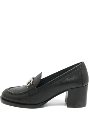 Ferragamo Pre-Owned Rolo Gancini leather pumps - Black