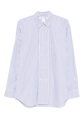 Comme Des Garçons Shirt pocket striped shirt - Blue
