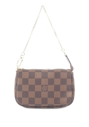 Louis Vuitton Pre-Owned 2022 Damier Ebene Mini Pochette Accessoires handbag - Brown