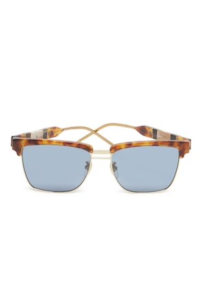Gucci Pre-Owned square-frame sunglasses - Brown
