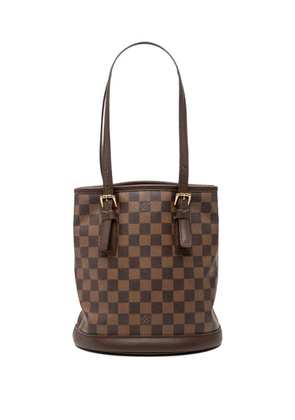 Louis Vuitton Pre-Owned 2001 Damier Ebene Marais bucket bag - Brown