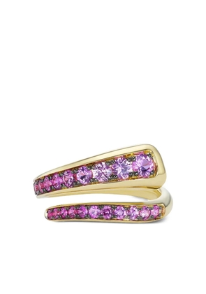 EMILY P. WHEELER 18K yellow gold sapphire ring