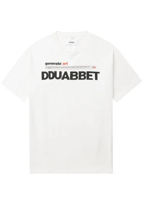 Doublet text-print cotton T-shirt - White