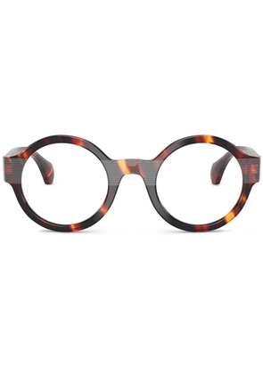 Alain Mikli round-frame glasses - Brown