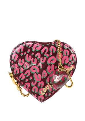 Louis Vuitton Pre-Owned 2010 leopard-print coin purse - Pink