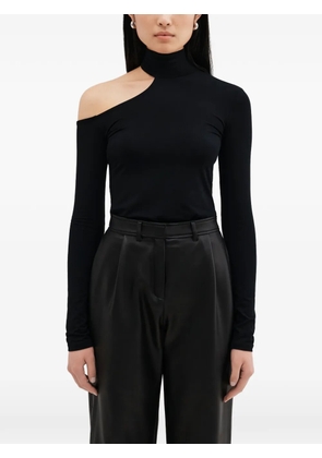 Marcella Evan cut-out long-sleeve top - Black