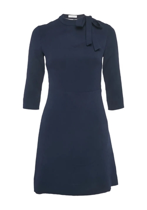 SANDRO Jovane lace tie mini dress - Blue