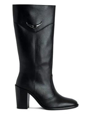 Zadig&Voltaire leather ankle boots - Black