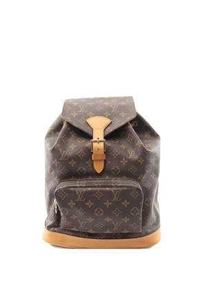 Louis Vuitton Pre-Owned Montsouris GM Monogram Canvas backpack - Brown