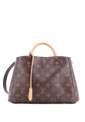 Louis Vuitton Pre-Owned Montaigne Handbag Monogram Canvas BB satchel - Brown