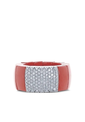 Roberto Demeglio 18K white gold diamond ring - Silver