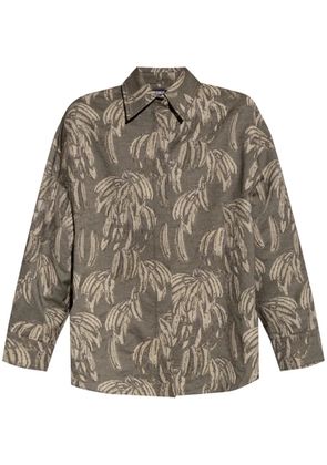 Jacquemus Banana-jacquard shirt - Grey