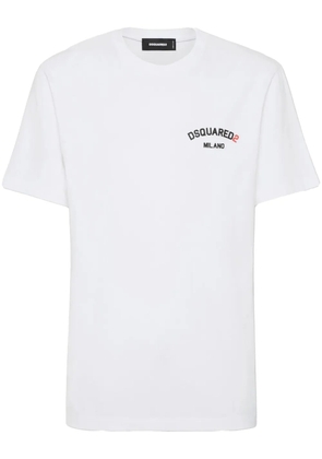 DSQUARED2 embroidered-logo T-shirt - White