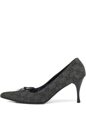 Gucci Pre-Owned bow-detail pumps - Black