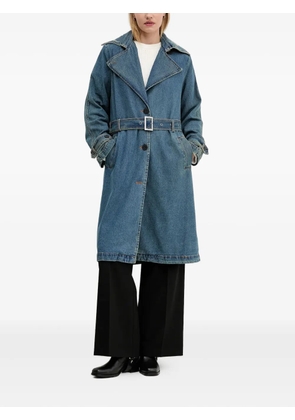 Desigual belted coat - Blue