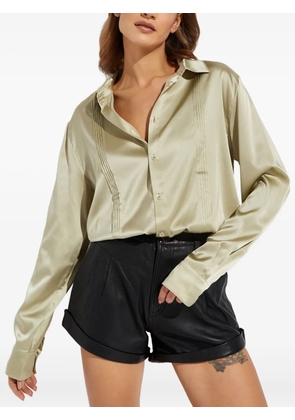 SEROYA Moss buttoned shirt - Neutrals