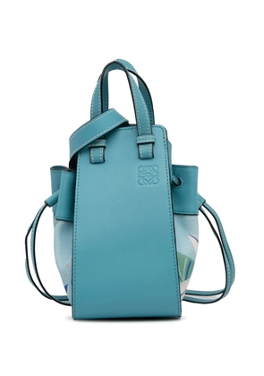 Loewe Pre-Owned 2010-2023 mini Paula's Ibiza Hammock satchel bag - Blue