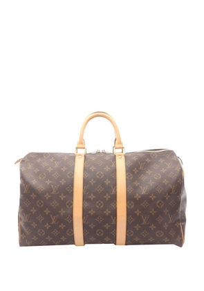 Louis Vuitton Pre-Owned 2002 Monogram Keepall 45 satchel - Brown